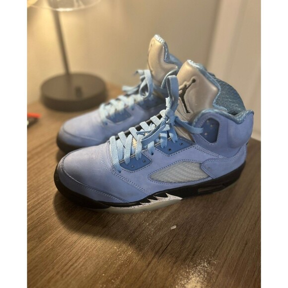 Nike Air Jordan 5 Retro 2022 UNC Mens Size 8.5 University Blue High DV1310-401 - Picture 1 of 6